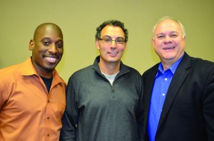 From left, new awards presented at the meeting this year included “Church Planter of the Year” to K.J. Jackson, Tulsa, New Beginnings; “Impact Lostness Pastor of the Year” to Alex Himaya, Broken Arrow, Battle Creek and “Pastor of the Year” to Rick Frie, Jenks, First.