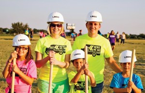 El Reno, First Pastor Charlie Blount, left, has mobilized his congregation to take Jesus outside the walls of the building. He and his wife, Renee, and their daughter, Avery and twin sons, Ethan and Evan, lead by example to make disciples.