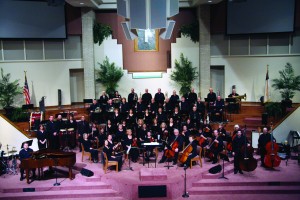 OBS Group Shot The Oklahoma Baptist Symphony, shown at a concert in 2012, celebrates its 20th anniversary May 4.
